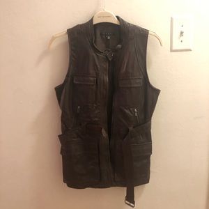 Medium Theory Leather Vest